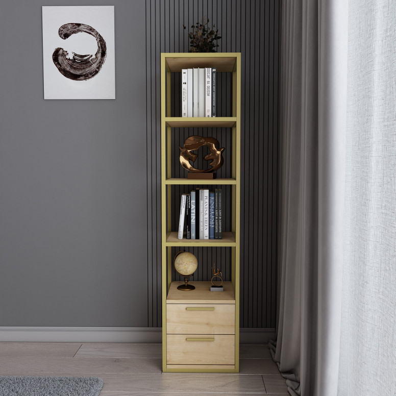 Biblioteca Robbins - Gold, Oak - 1 | YEO