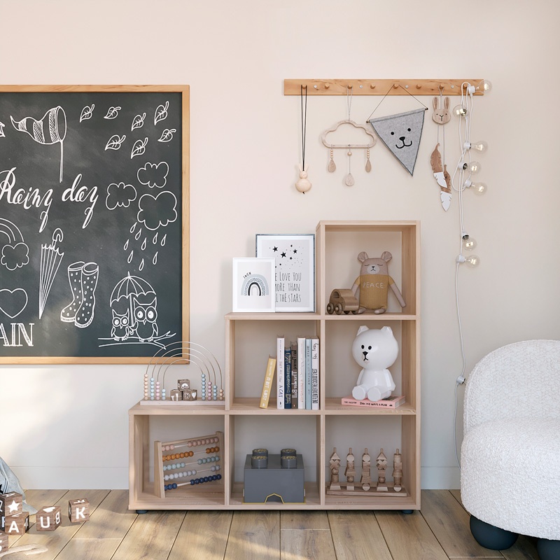 Biblioteca Schody Natural 105.5x29.2x107 cm - 1 | YEO