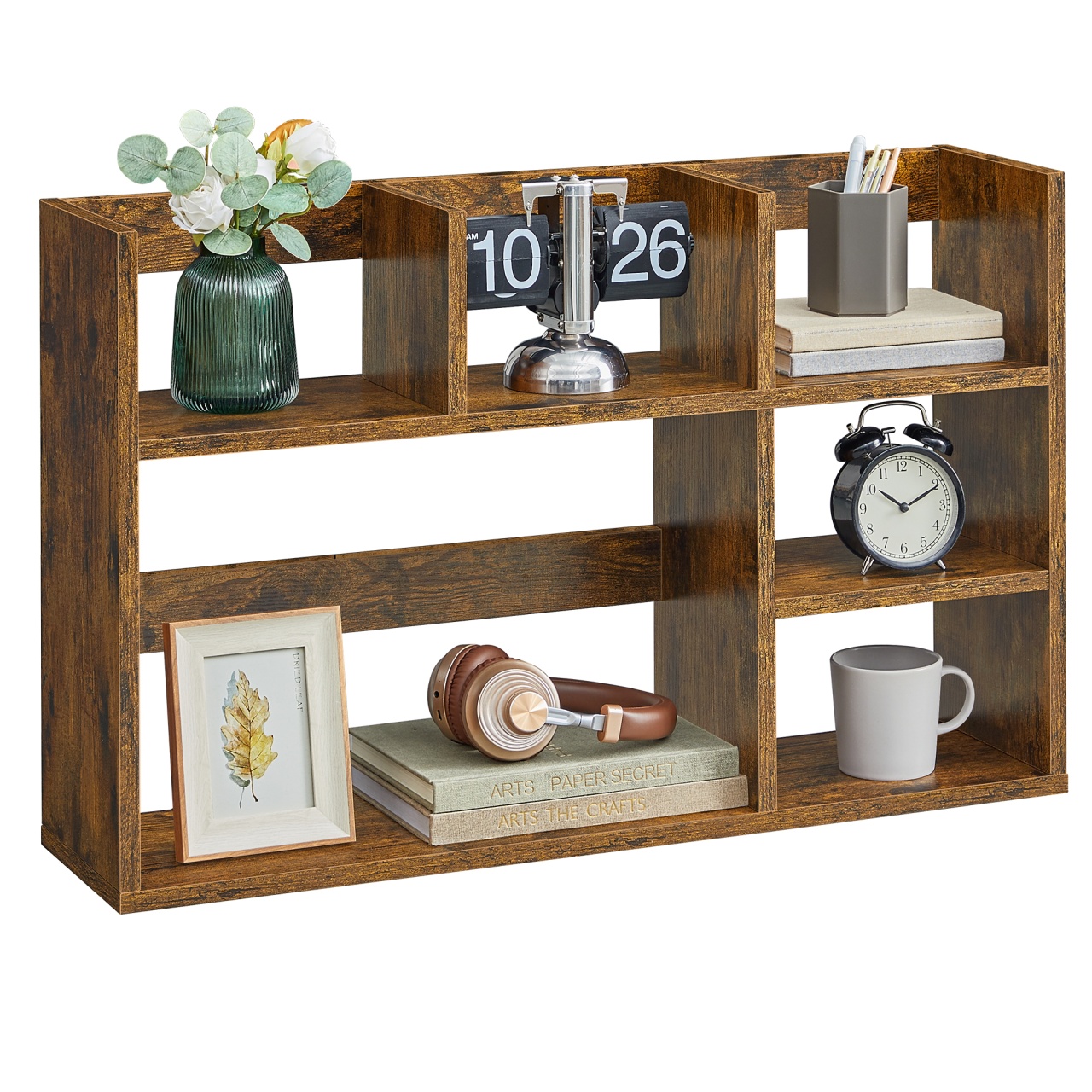 Biblioteca Vasagle, Maro Rustic, LBC815B02, 80 x 20 x 50 cm