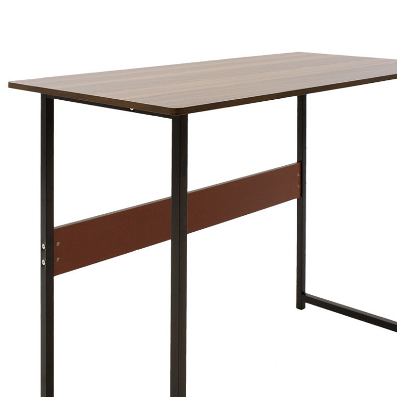 Birou Fulk Walnut - Negru 100x48x72 cm - 3 | YEO