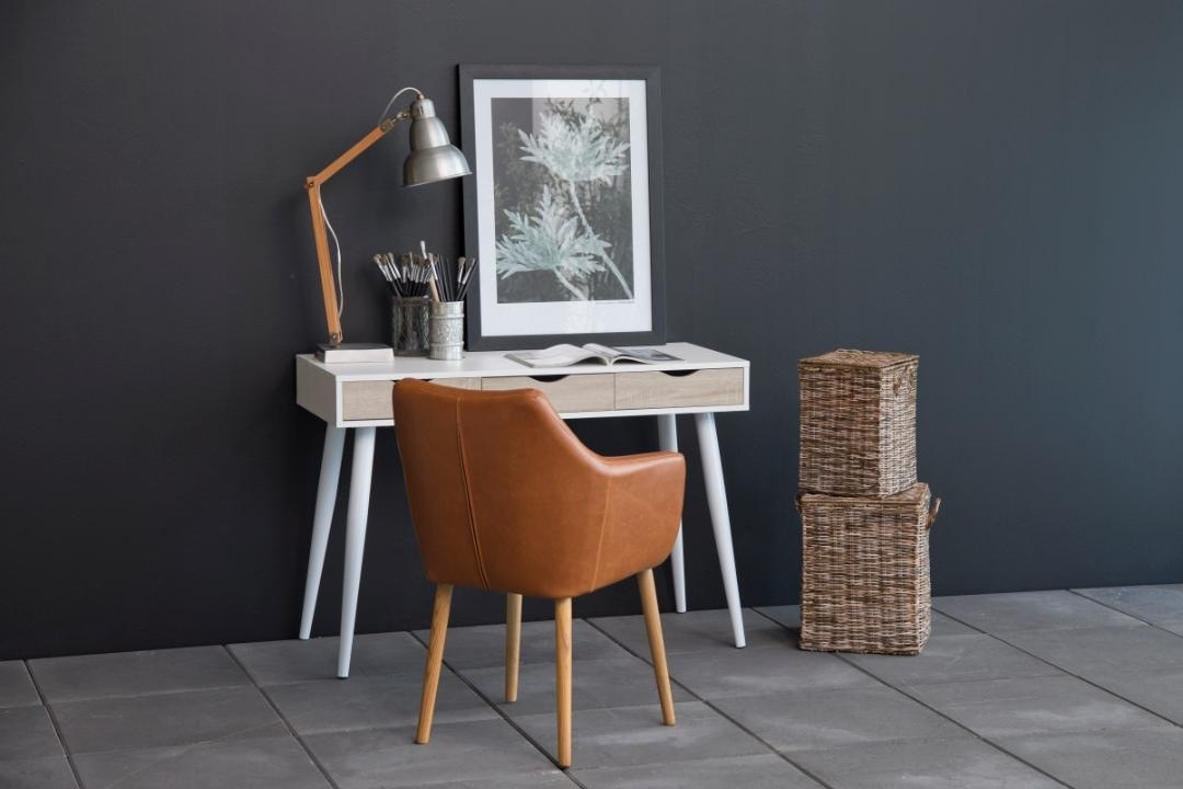 Birou Neptun V1, Alb, 77.1x110x50 cm