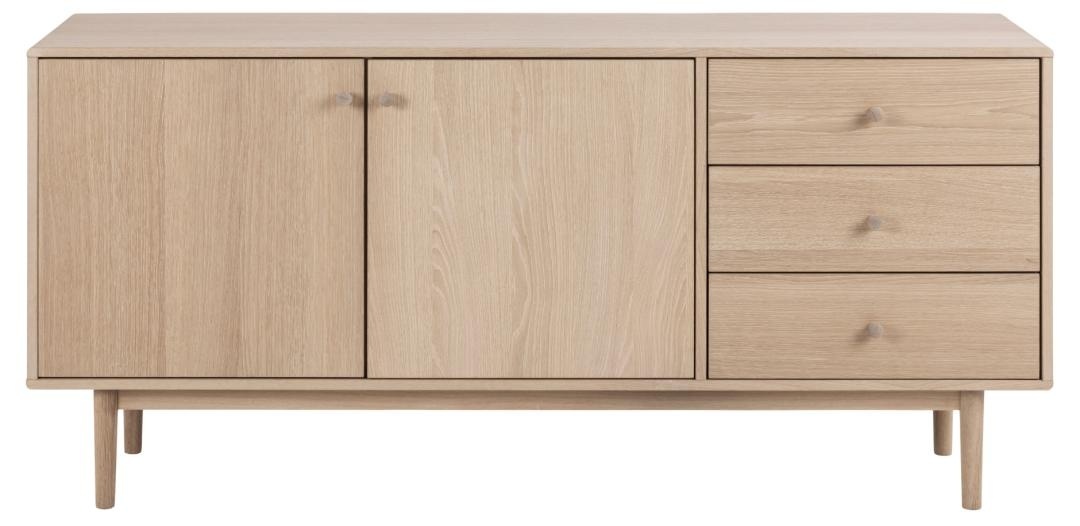Bufet Aston, Stejar deschis, 75x160x40 cm - Imagine 5