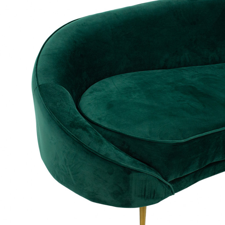 Canapea Amora 3 Locuri Verde 180x81x77 cm - 3 | YEO