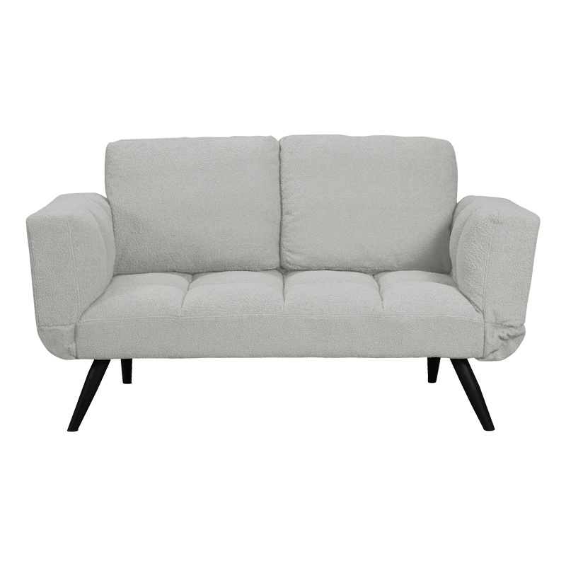 Canapea de 3 locuri, Pako World, Jackie, Gri-Negru, 190x78x75 cm - 2 | YEO