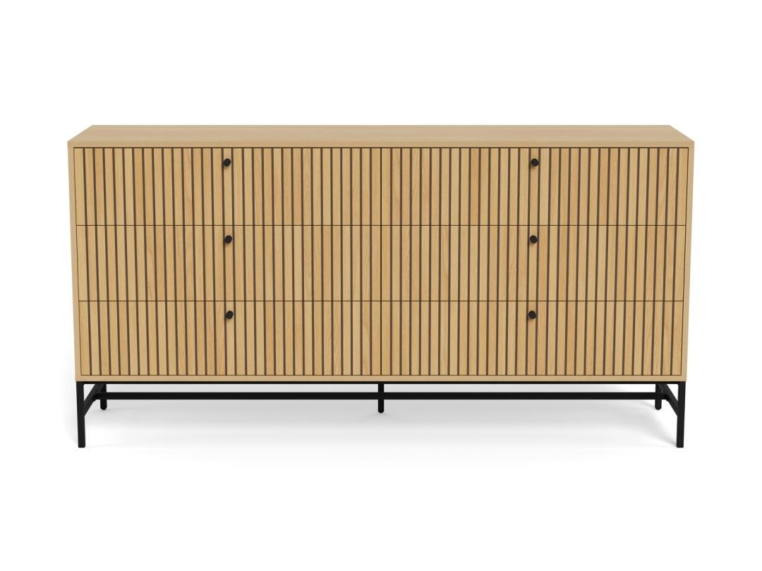 Comoda Albany, Natural, 80.4x157.9x40 cm - Imagine 4