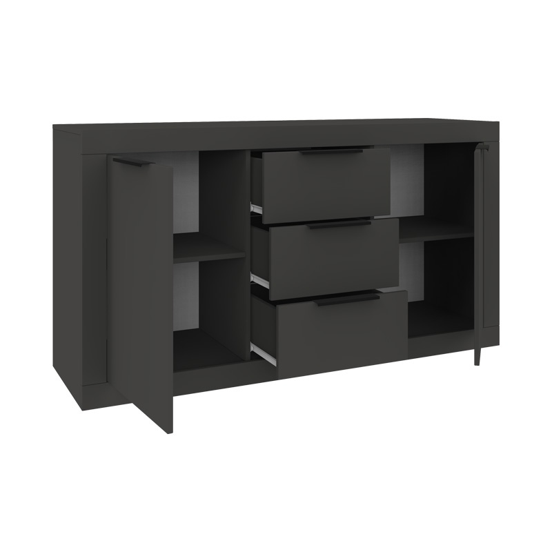 Comoda Doha Gri inchis 150x45x80.5 cm - 2 | YEO