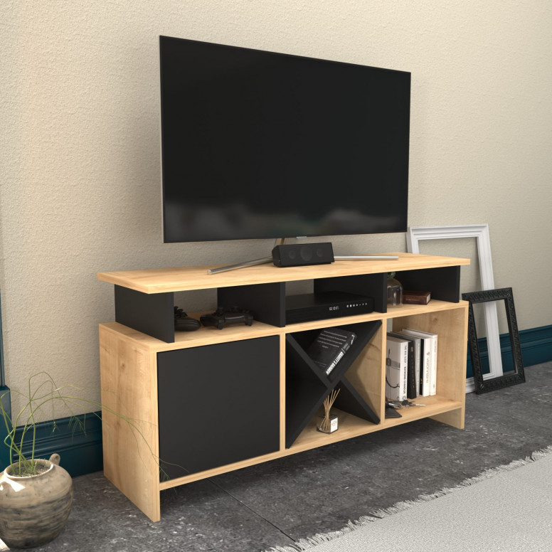 Comoda TV Auburn - Oak, Antracit - 1 | YEO