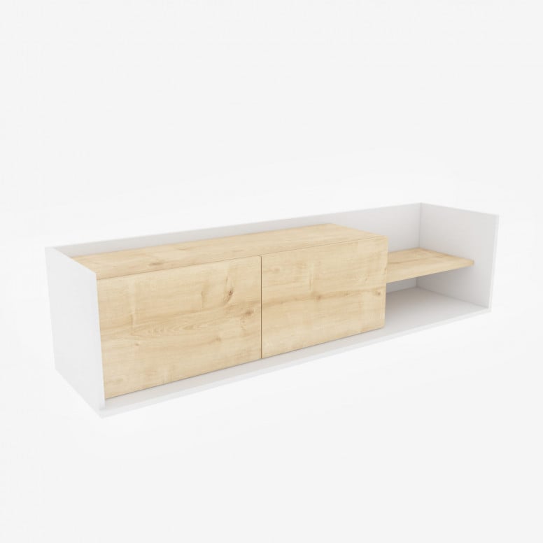 Comoda TV Krog - Alb, Oak - 4 | YEO