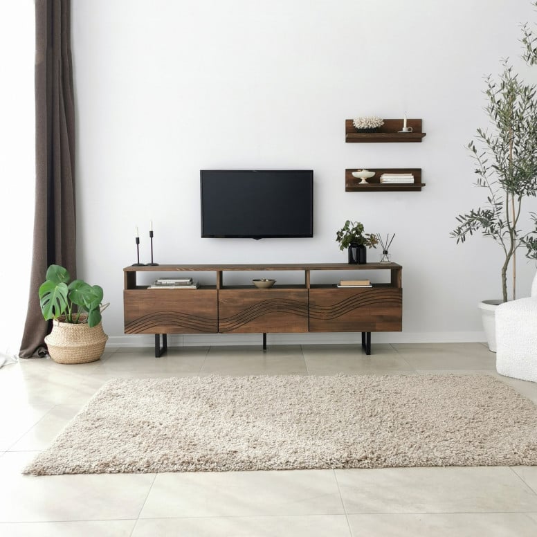 Comoda TV Onda - Walnut - 1 | YEO