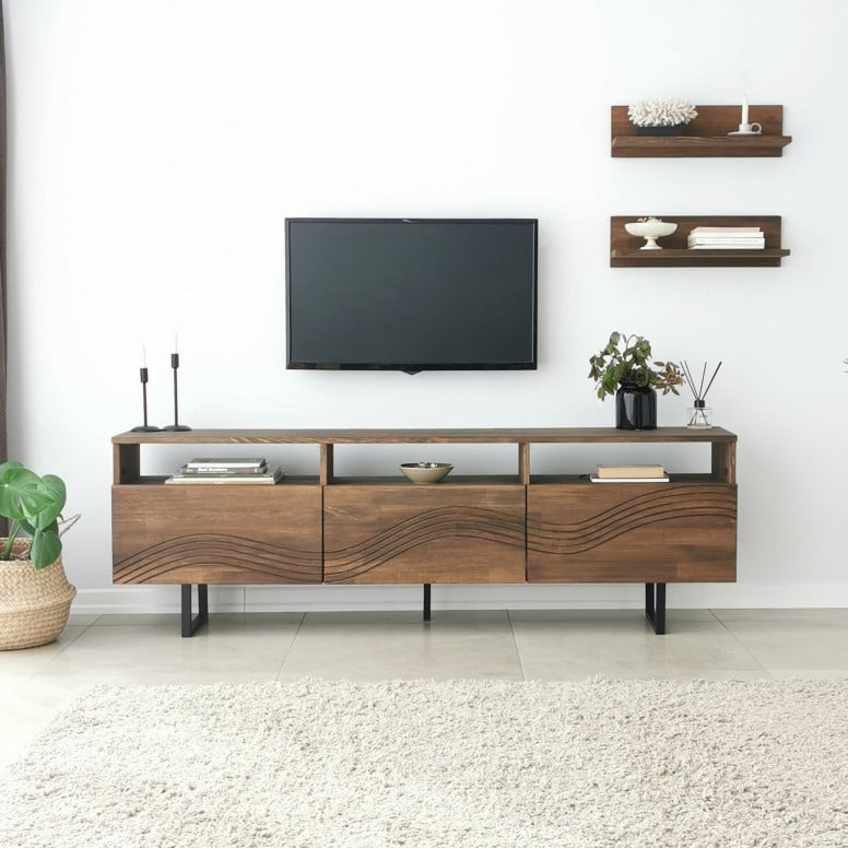 Comoda TV Onda - Walnut - 6 | YEO