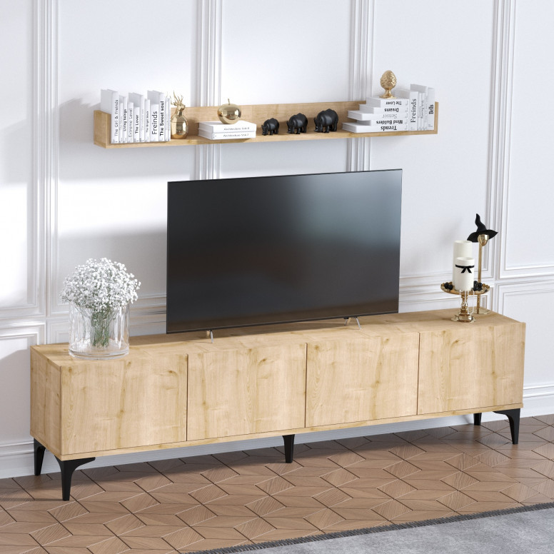 Comoda TV Primo - Sapphire Oak - 2 | YEO