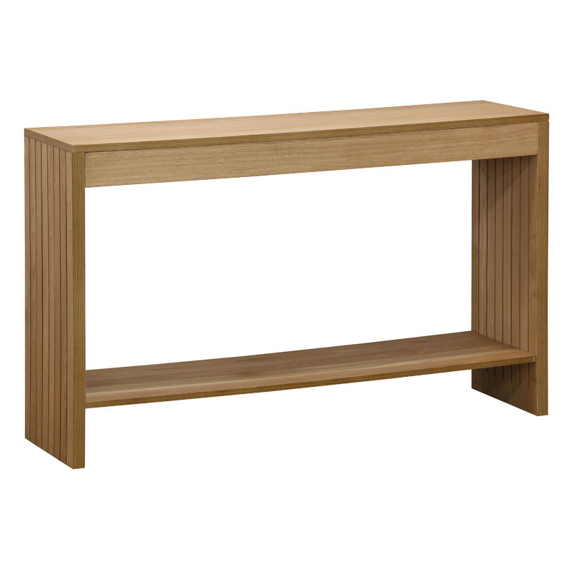 Consola Focused MDF culoare lemn natural 120x35x74cm