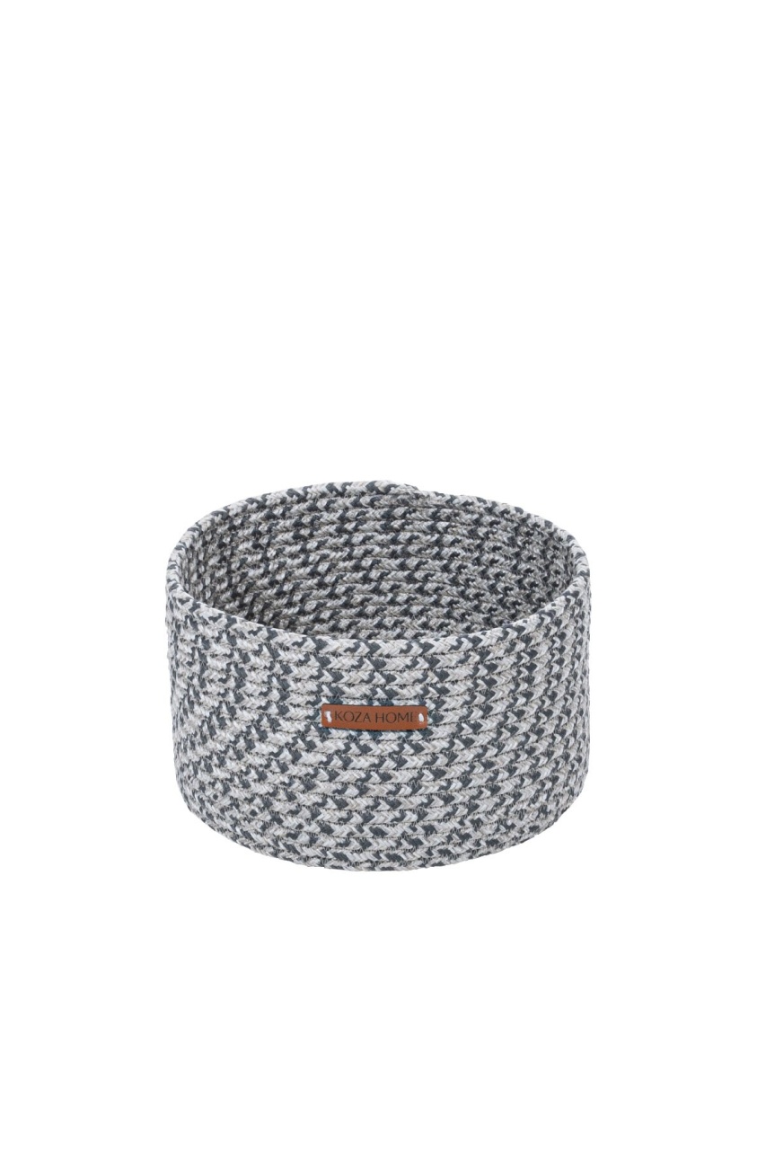 Cos decorativ (Bumbac 100%) 9051018 Gri 25x50 cm