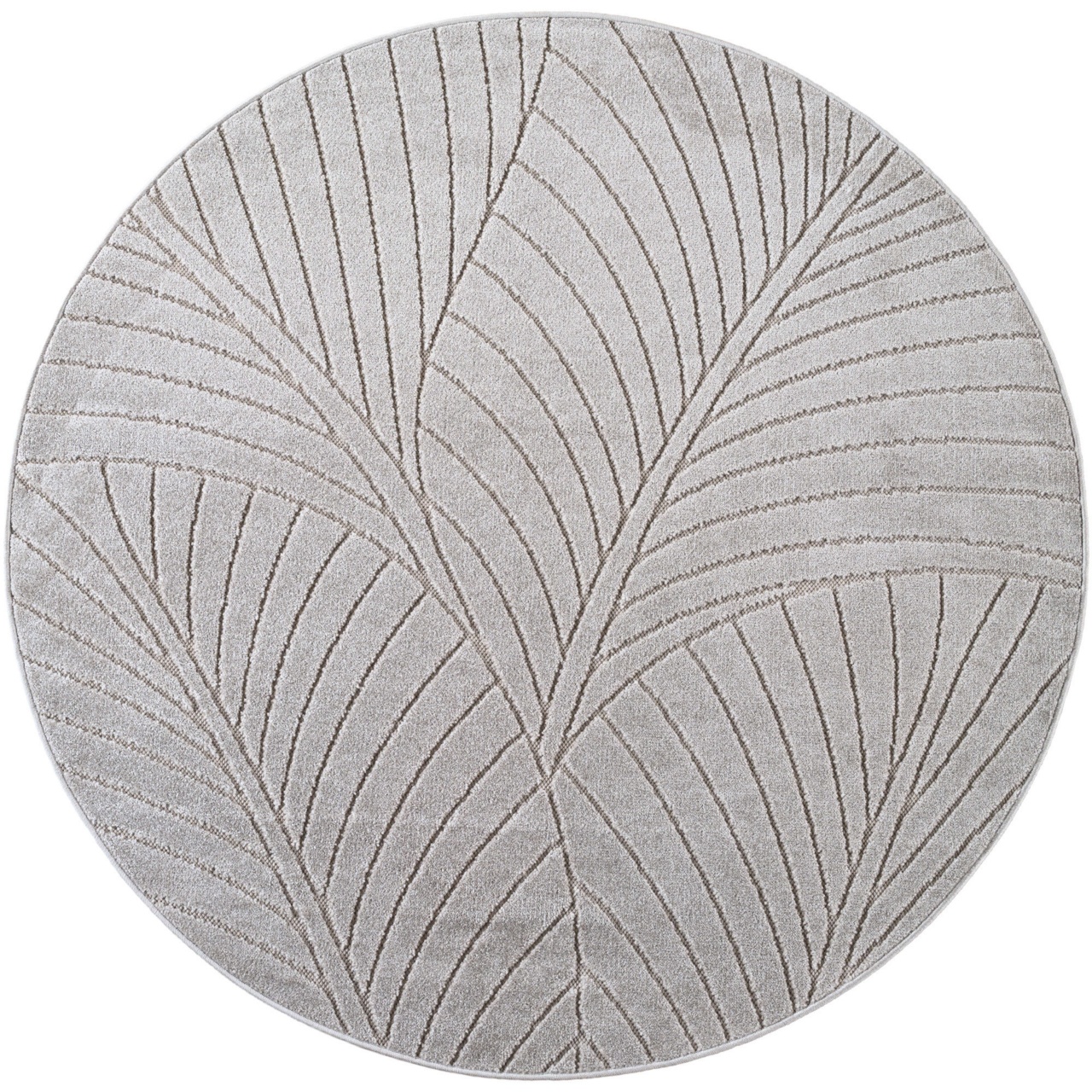 Covor Rotund NOVA V3 Argintiu 80x80 cm - Imagine 2