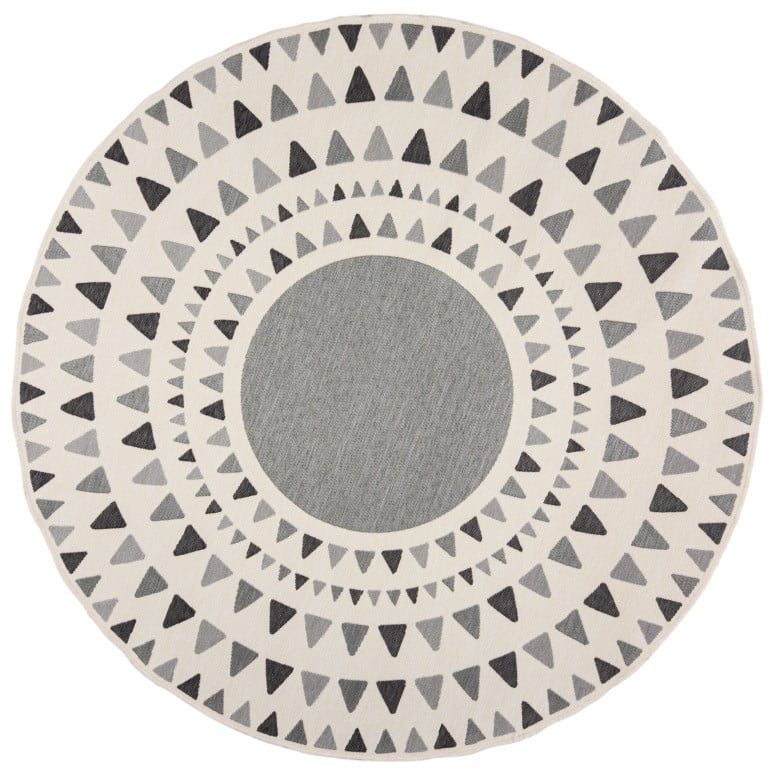 Covor Shadow Rays Outdoor Gri 160X160 cm, rotund, Flair Rugs - 1 | YEO