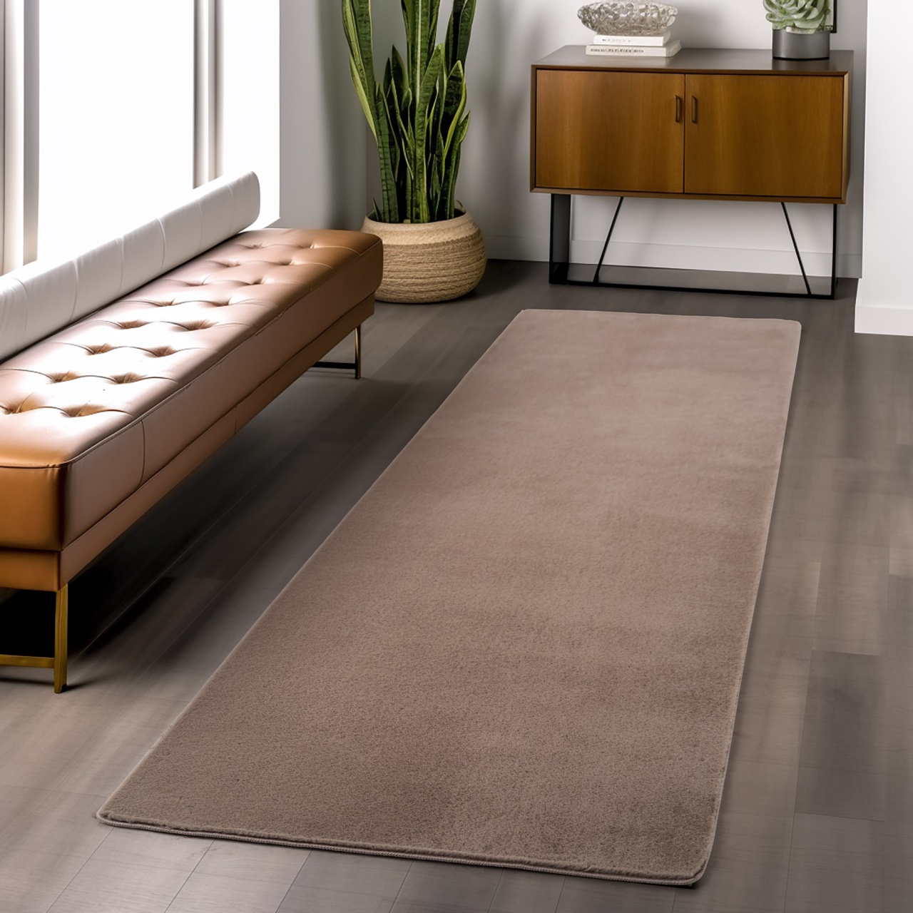 Covor traversa Joy Mocca 80x150 cm - 1 | YEO