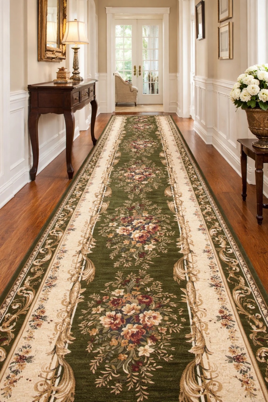 Covor Traversa, Lotos, Verde, 120x200 cm, Delta 535 310