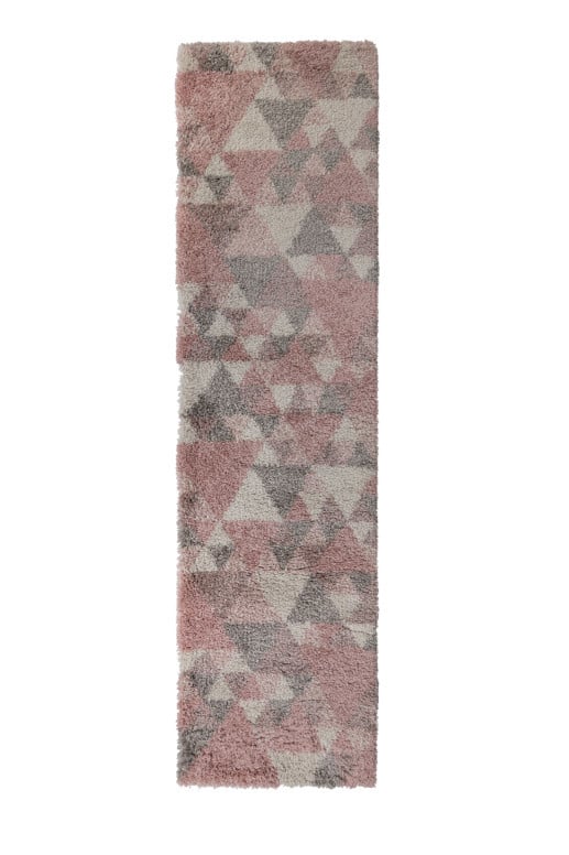 Covor traversă Nuru Roz/Crem/Gri 60X230 cm, Flair Rugs