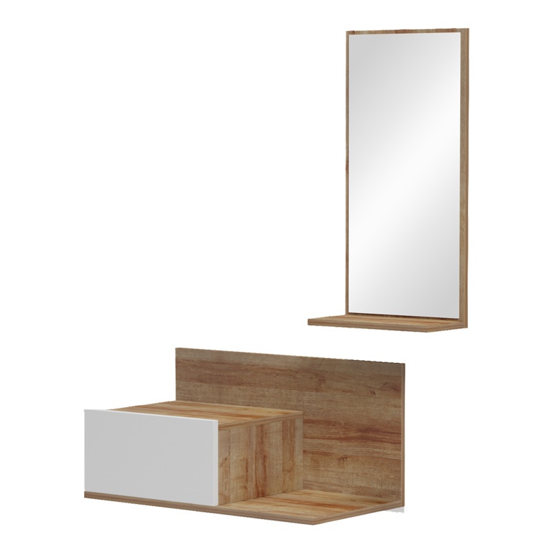 Cuier Miranda Alb 60x30x89.5 cm - 2 | YEO