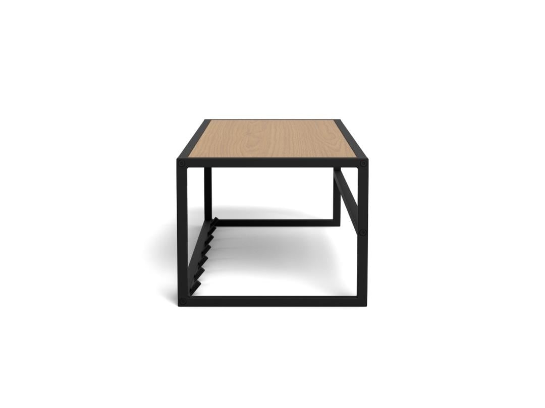 Cuier Seaford V2, Negru, 22x77x28 cm - Imagine 4