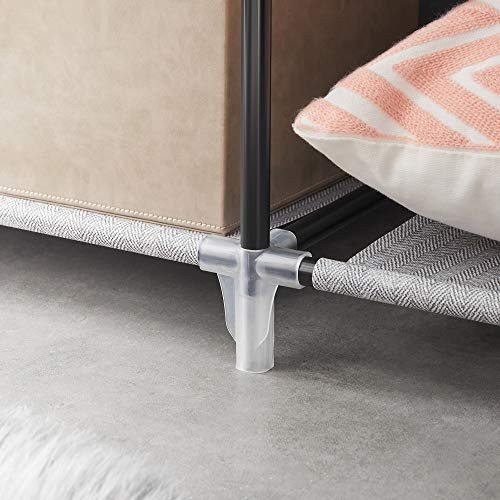 Dulap pentru haine, Songmics, Gri, 88x45x168 cm