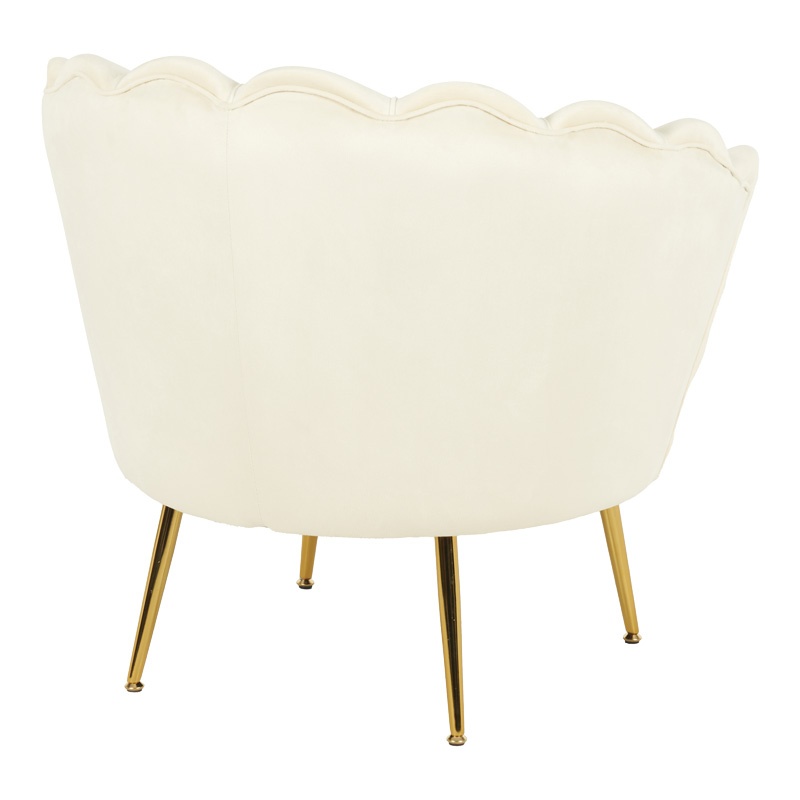 Fotoliu Daimon Crem 79x74x78 cm - 1 | YEO