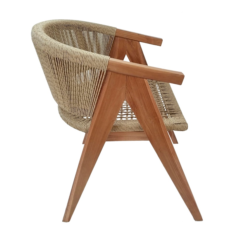Fotoliu de gradina Wolly Boho Pako World Natural 60x60x76 cm - 2 | YEO