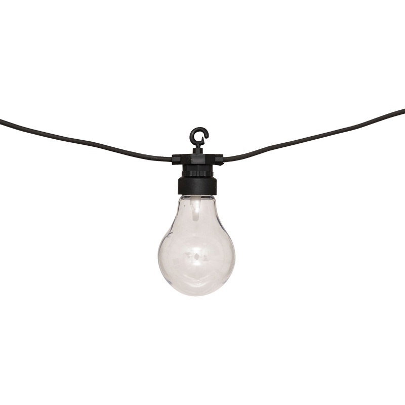 Ghirlanda luminite LED pentru gradina Karivan Negru 490x12x6 cm