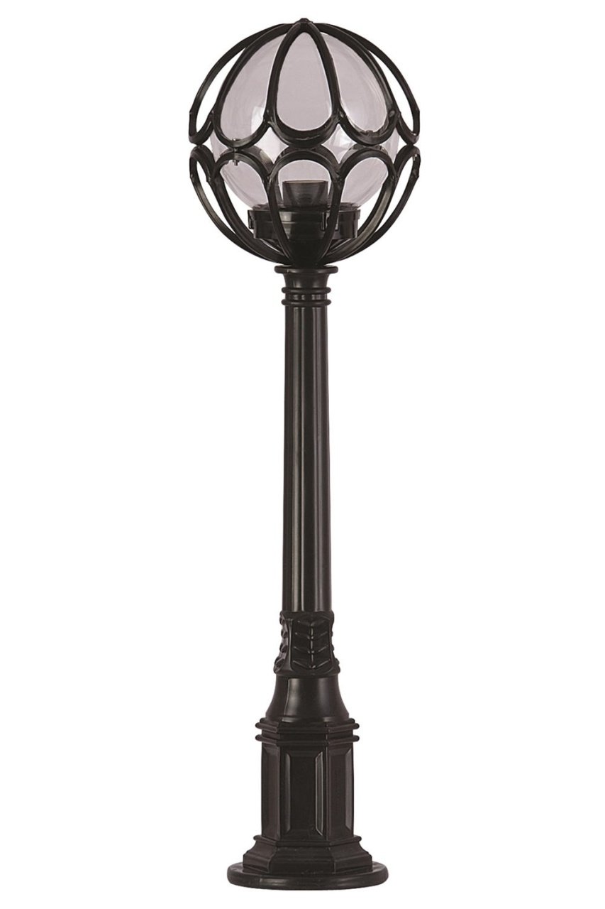 Lampadar de exterior M3B Negru 95x23 cm