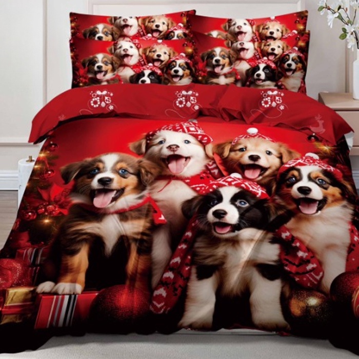 Lenjerie Craciun Xmas V69 6 Piese (Finet)