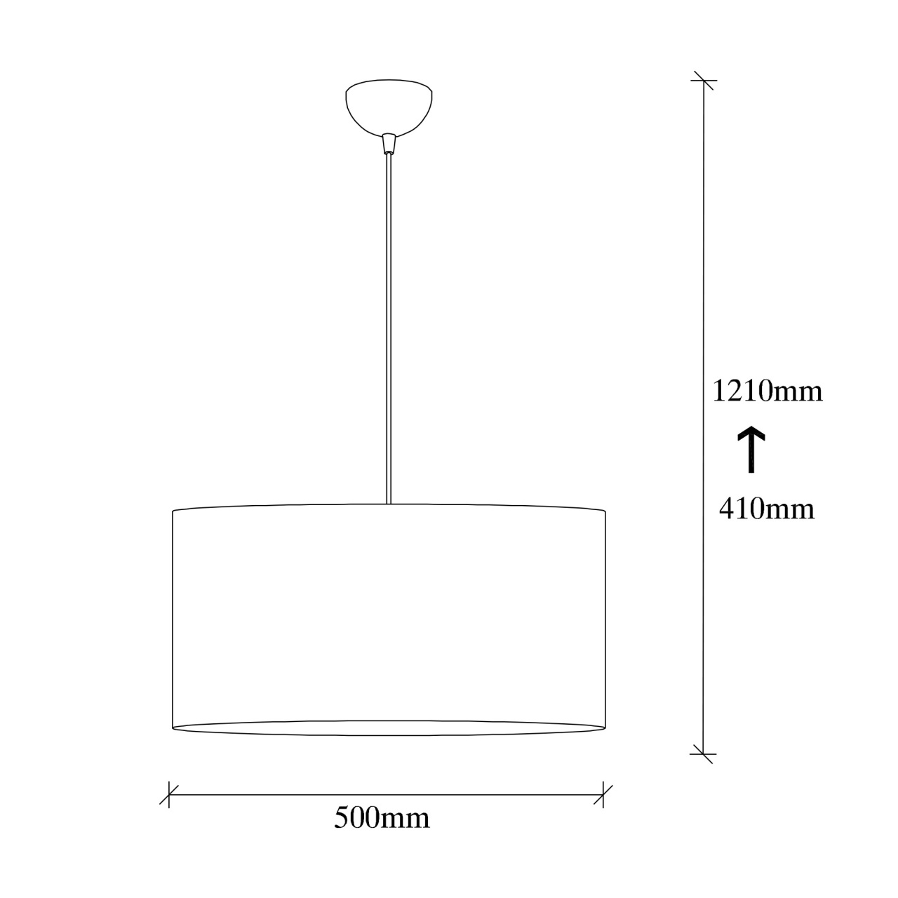 Lustra Abajur Alb 50x50x121 cm - 2 | YEO