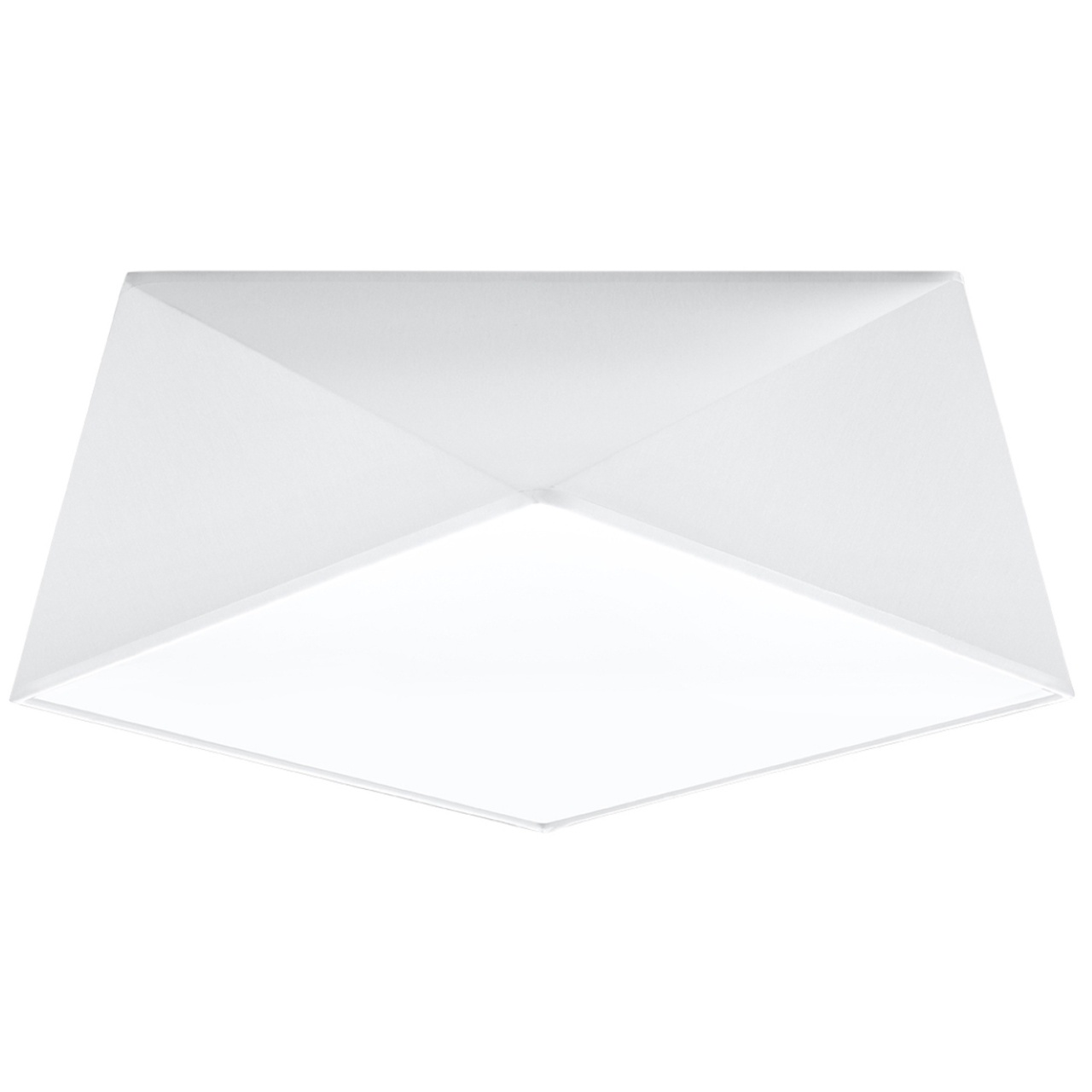 Lustra Hexa Alb 35x35x15 cm