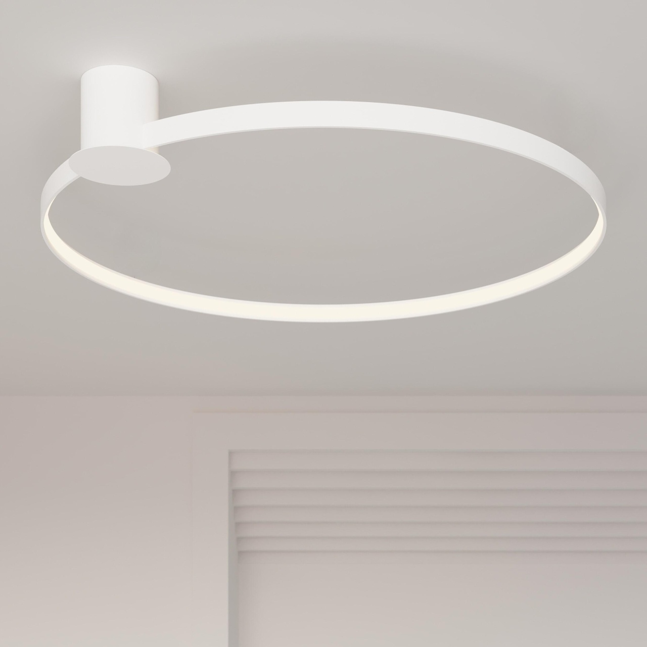 Lustra LED Rio Alb 3000K 55x62x12.5 cm