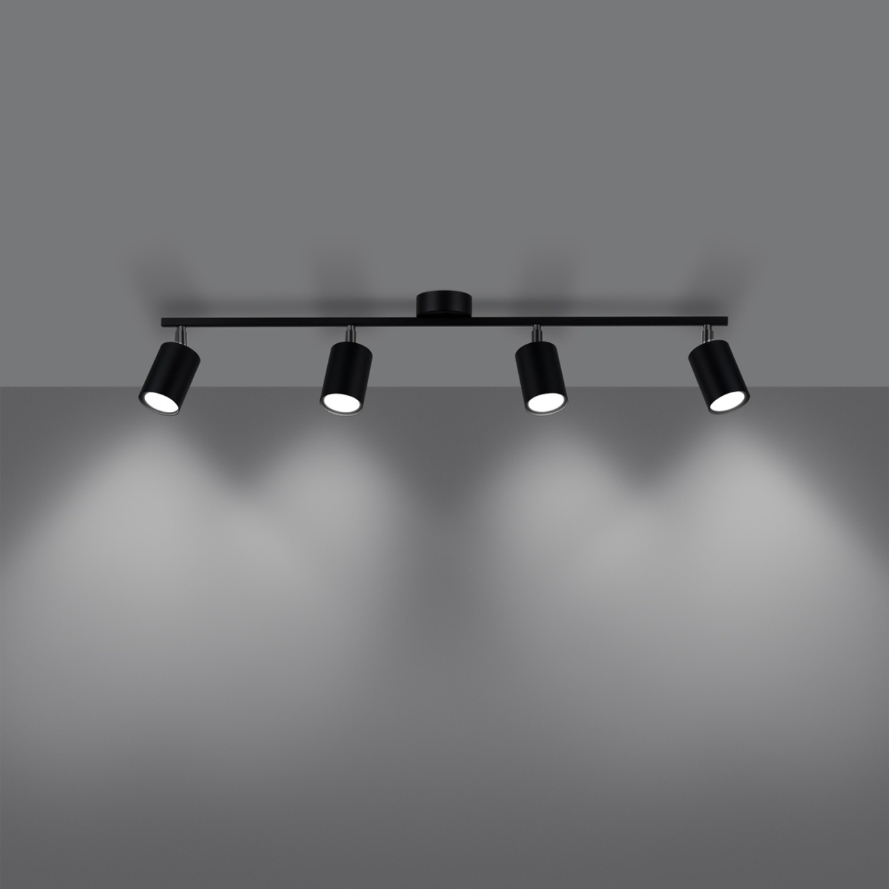 Lustra Lemmi Negru 100x24x20 cm - 3