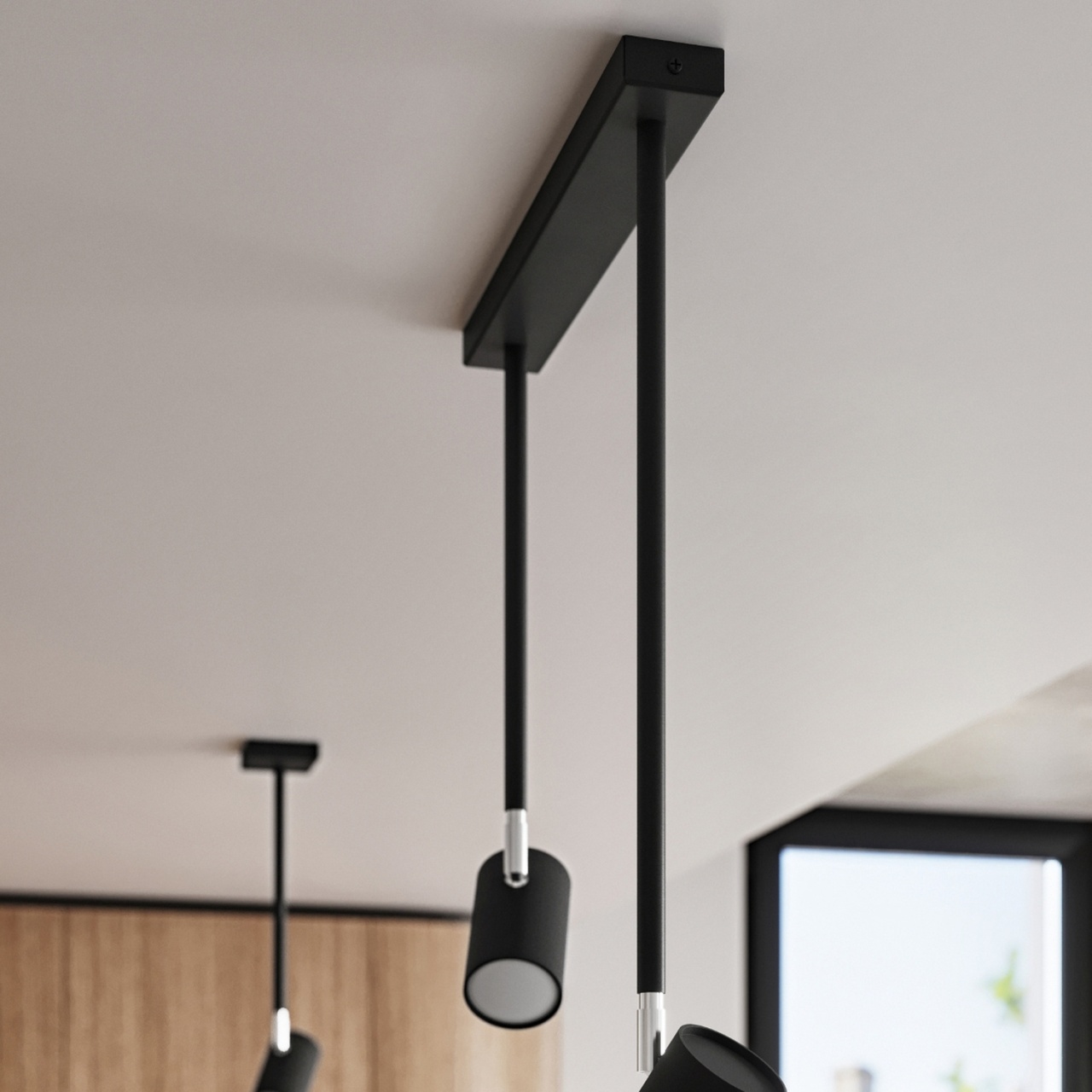 Lustra Norano Negru 30x10x43 cm