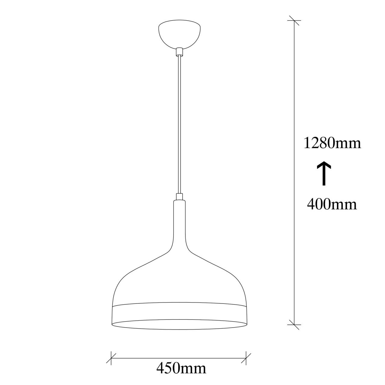 Lustra Saglam Alb 128x30 cm - 2 | YEO