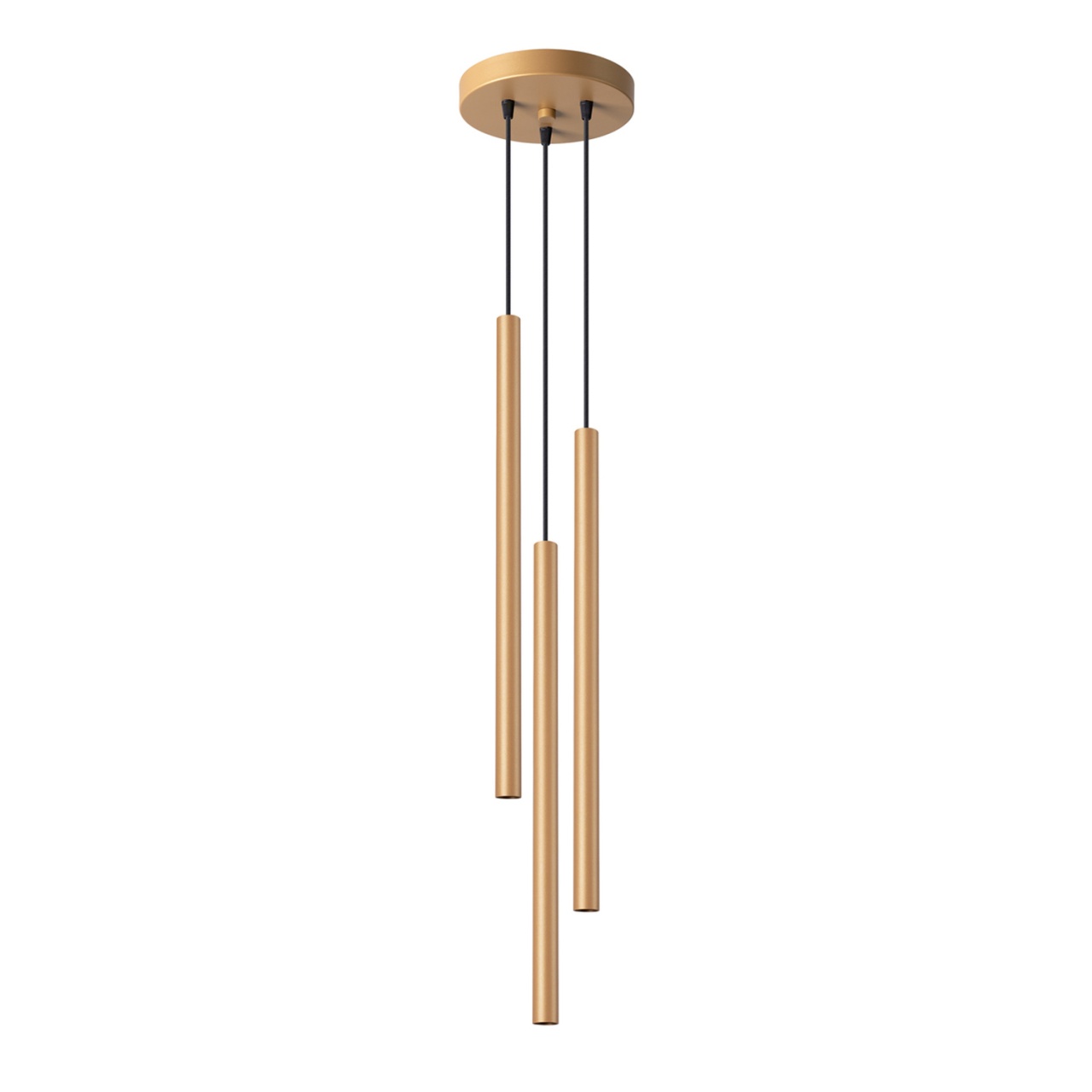 Lustra suspendata Pastelo Auriu 19.5x19.5x115 cm