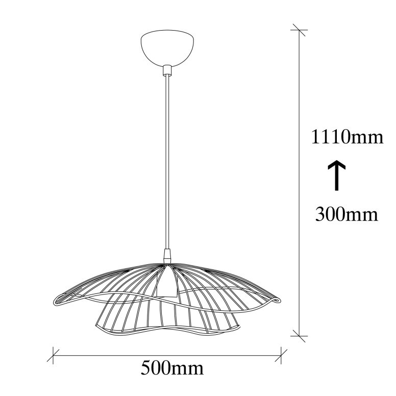 Lustra Tel - 6501 Cupru - 2 | YEO