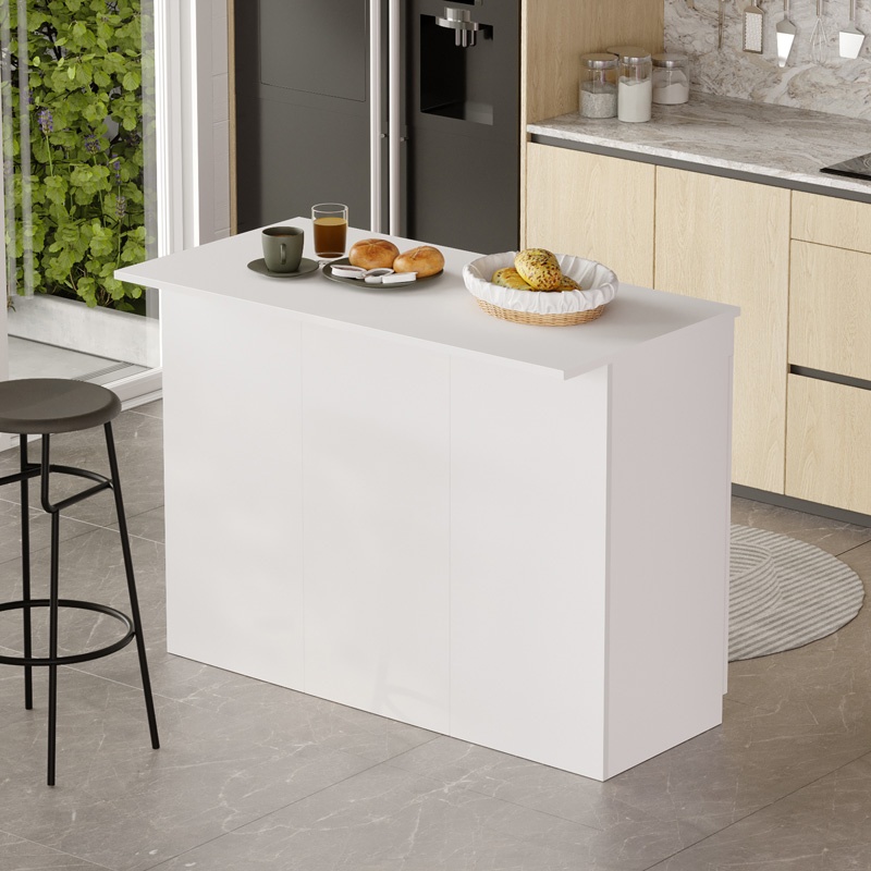 Masa bucatarie Kogile, Pako World, Alb, 120x60x88 cm - 2 | YEO