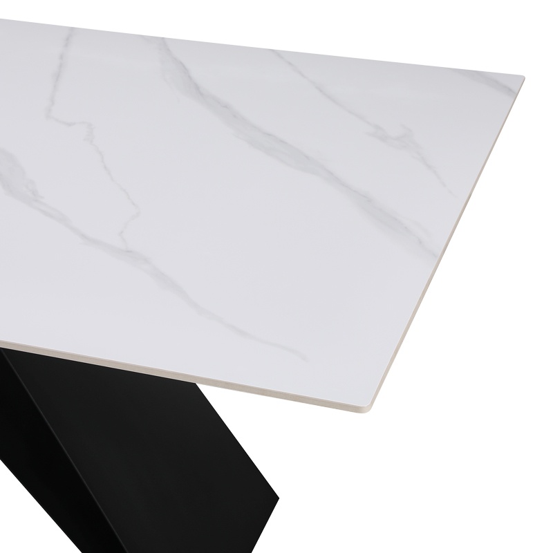 Masa de bucatarie Meja, Pako World, Alb, 180x90x76 cm - 3 | YEO