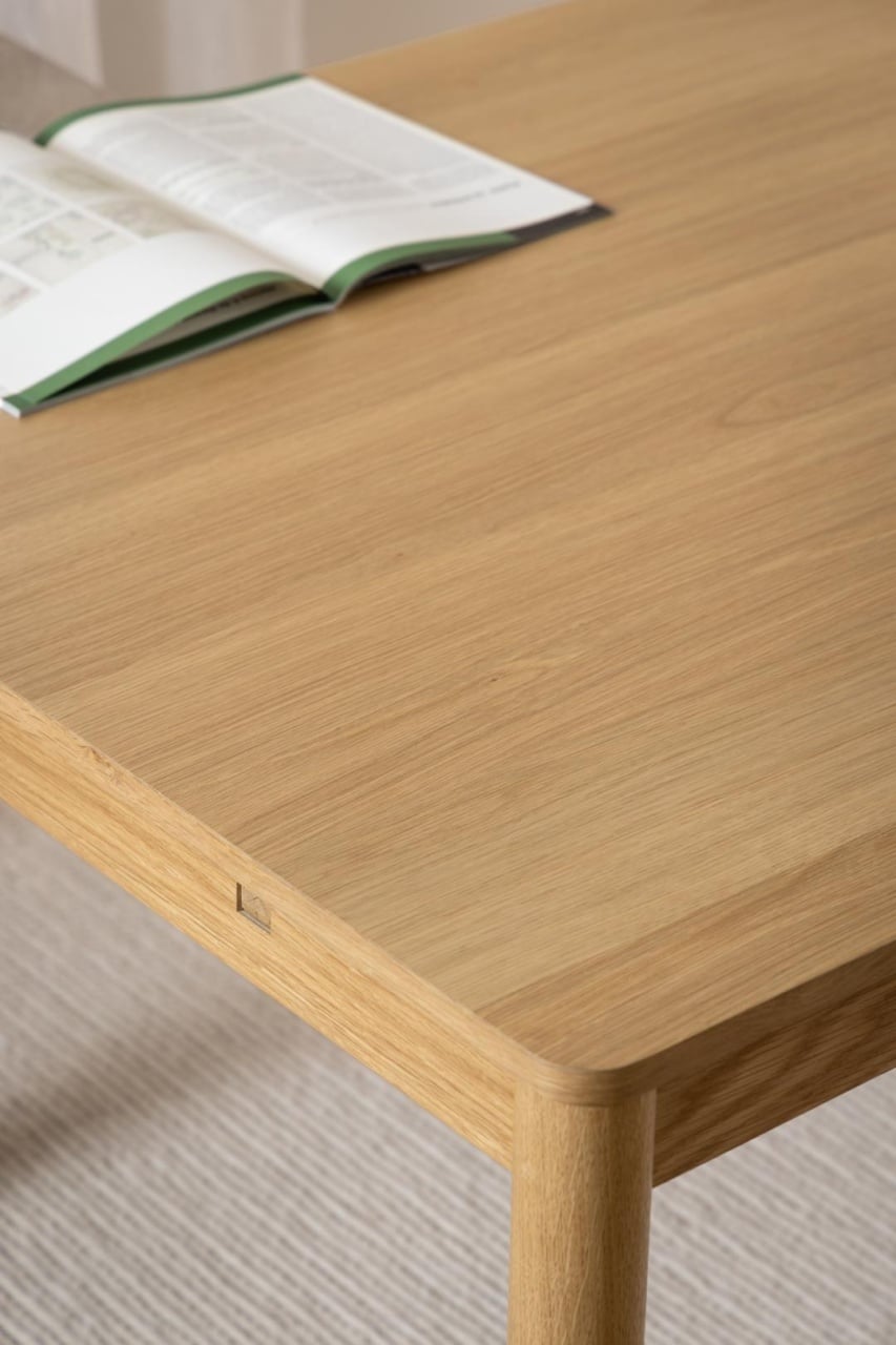 Masa dining Atlantic, Natural, 75x200x100 cm - Imagine 5