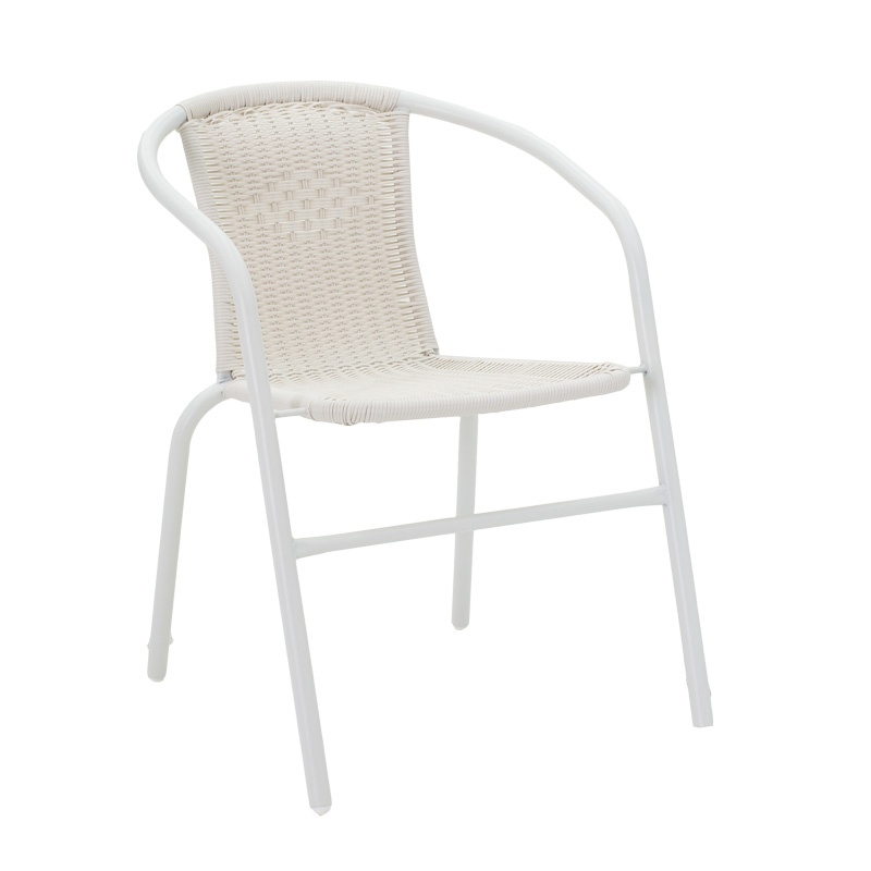 Masa dining Watson-Obbi, Pako World, Alb, 70x70x70 cm - 1 | YEO