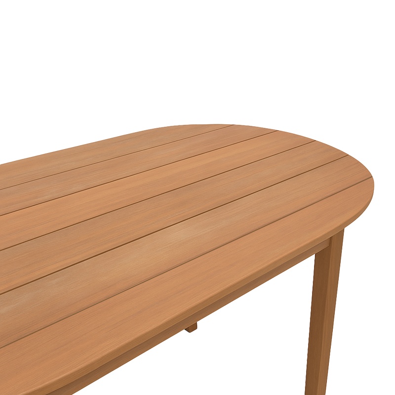 Masa Skyl Boho, Pako World, Lemn de tec, Natural, 190x90x75 cm - 2 | YEO