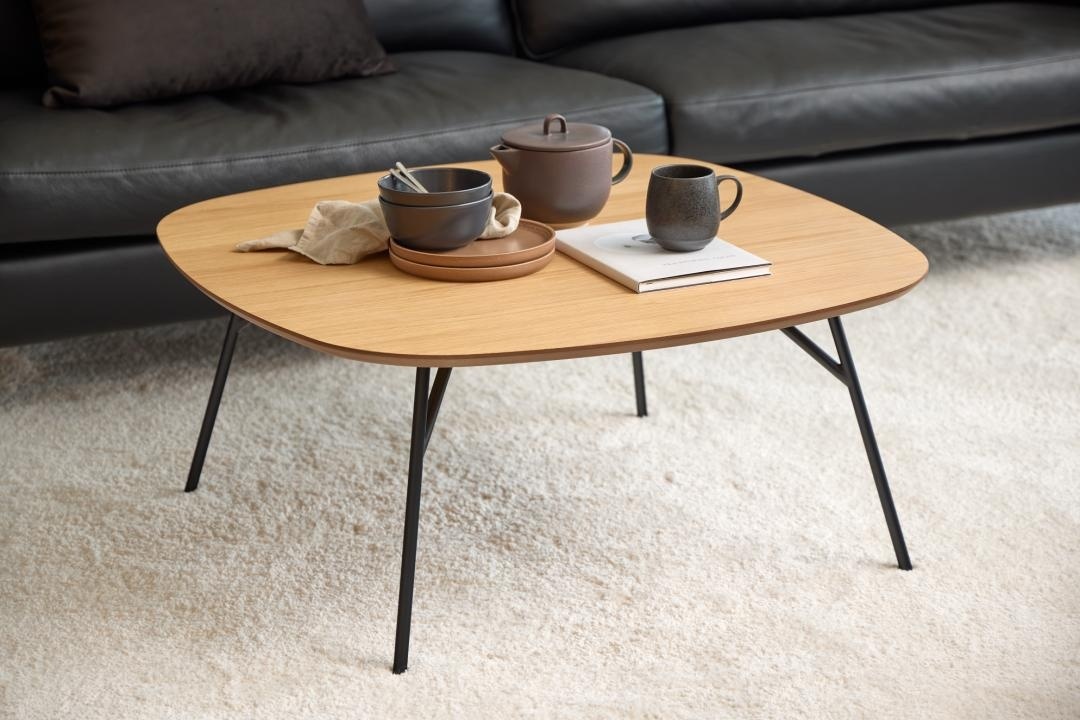 Masuta de cafea Caracas, Natural, 40x90x90 cm