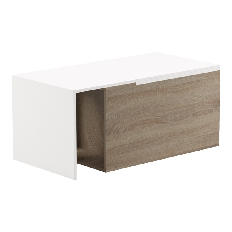 Masuta de cafea extensibila Extera Alb 160x50x45 cm - 1 | YEO