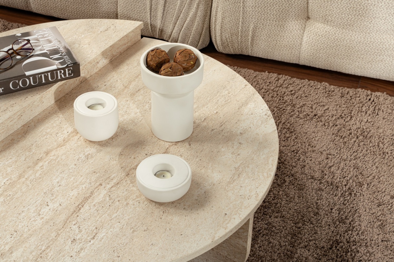 Masuta de cafea Orion Bej - 4 | YEO