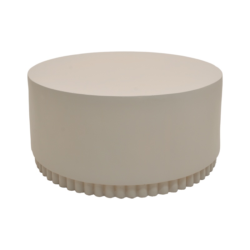 Masuta de cafea, Tierra, Pako, Gri deschis 75x75x37 cm - 2
