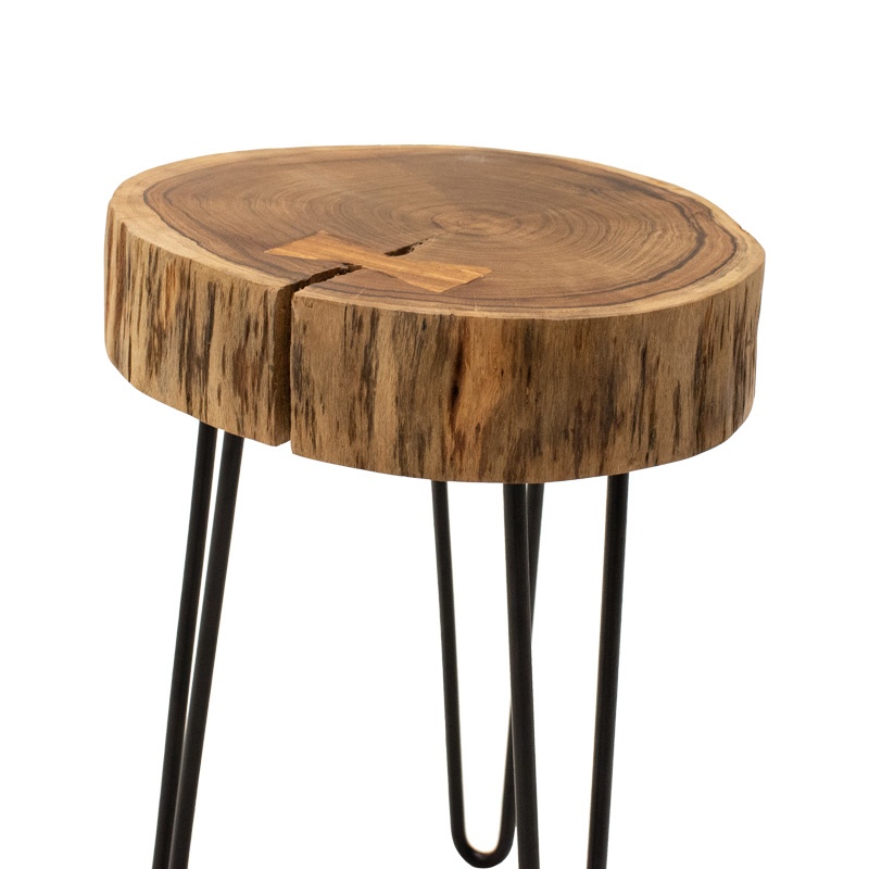Masuta laterala Tripp I Natural 32x32x47 cm - 3 | YEO
