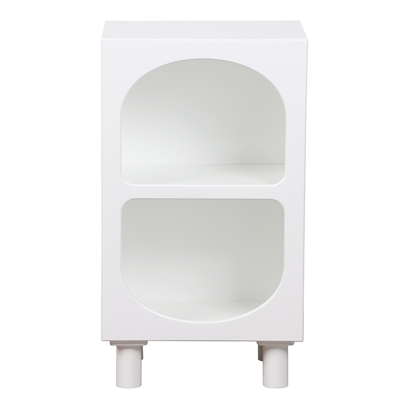 Noptiera Emersi, Pako World, MDF, Alb, 40x32x70 cm - 2 | YEO
