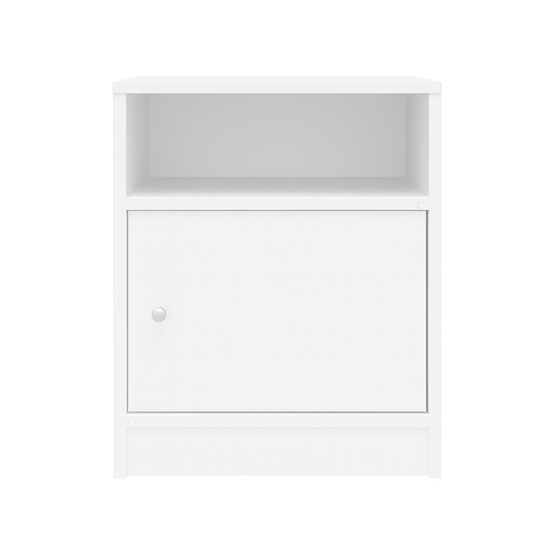 Noptiera Foly Alb 40x40x50 cm - 3 | YEO